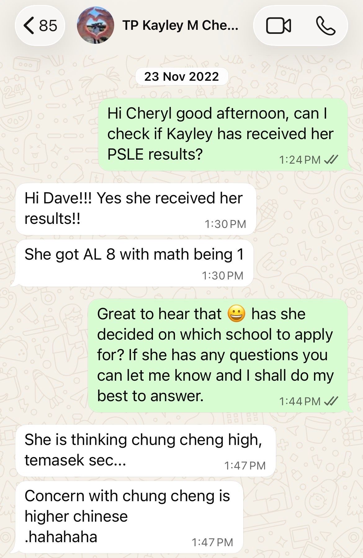 Kayley Result