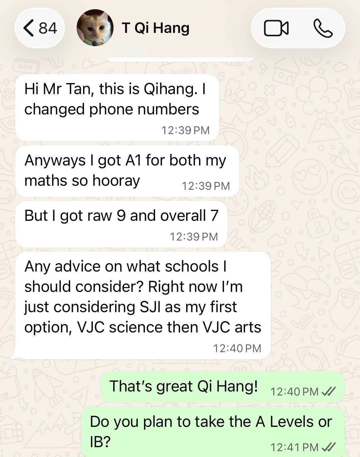 Qi Hang Result
